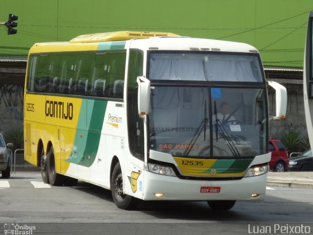 Empresa Gontijo de Transportes 12535 na cidade de São Paulo, São Paulo, Brasil, por Luan Peixoto. ID da foto: 3826449.