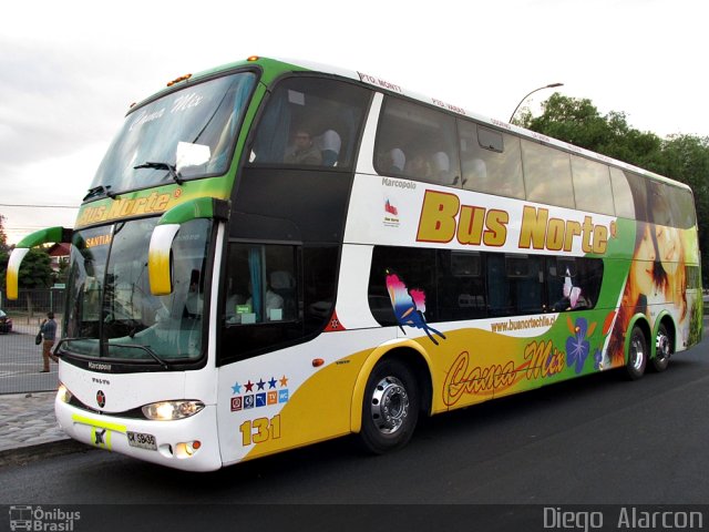 Bus Norte 131 na cidade de , por Diego Alarcon. Número da foto: #3826552.