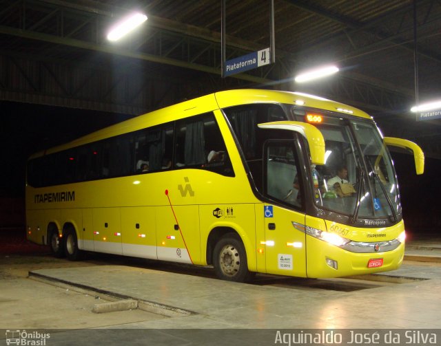 Viação Itapemirim 60667 na cidade de Leopoldina, Minas Gerais, Brasil, por Aguinaldo José da Silva. ID da foto: 3826886.