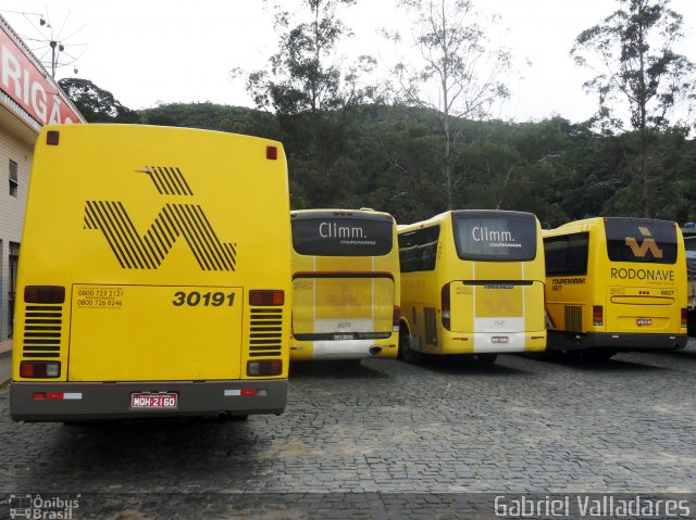 Viação Itapemirim 30191 na cidade de Manhuaçu, Minas Gerais, Brasil, por Gabriel Valladares. Número da foto: #3827373.