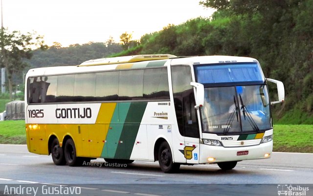 Empresa Gontijo de Transportes 11925 na cidade de Ribeirão Vermelho, Minas Gerais, Brasil, por Andrey Gustavo. ID da foto: 3828476.