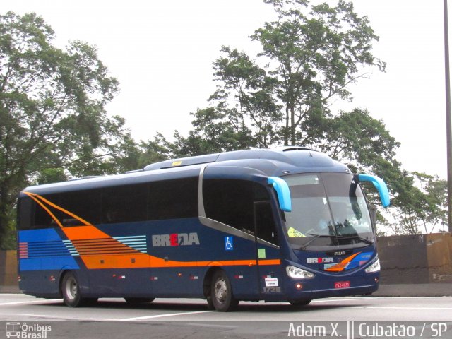 Breda Transportes e Serviços 1720 na cidade de Cubatão, São Paulo, Brasil, por Adam Xavier Rodrigues Lima. ID da foto: 3827061.