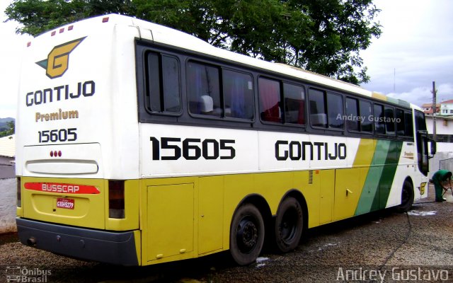 Empresa Gontijo de Transportes 15605 na cidade de Lavras, Minas Gerais, Brasil, por Andrey Gustavo. ID da foto: 3828464.