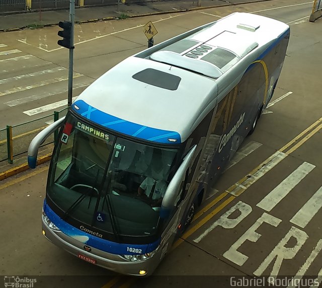 Viação Cometa 10202 na cidade de São José do Rio Preto, São Paulo, Brasil, por Gabriel Rodrigues. Número da foto: #3826574.