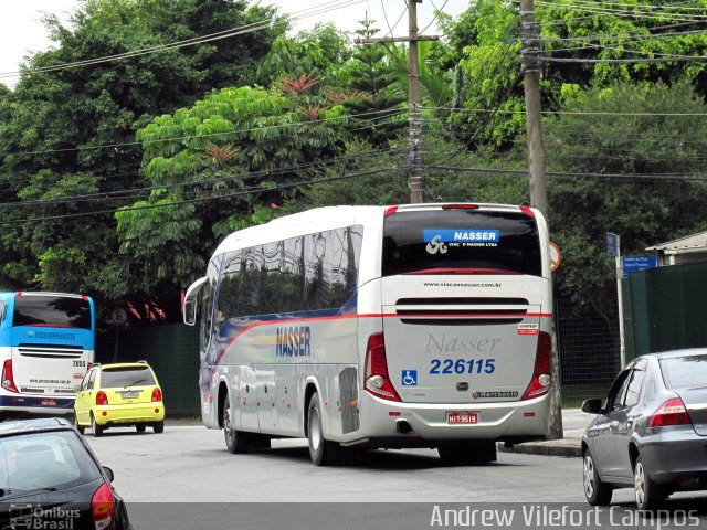 Viação Nasser 226115 na cidade de São Paulo, São Paulo, Brasil, por Andrew Campos. ID da foto: 3826746.