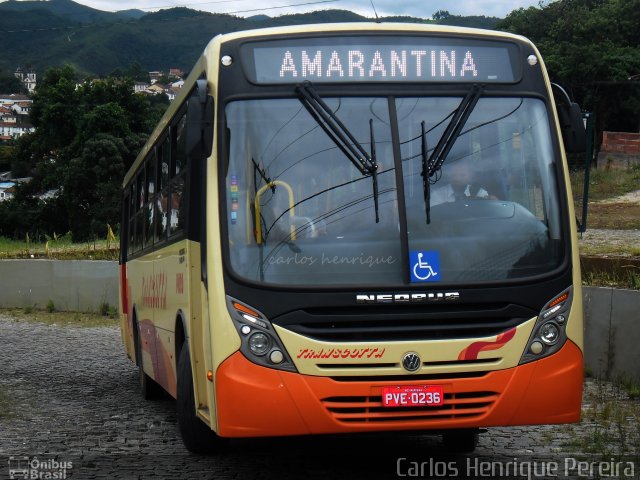 Transcotta Turismo 14020 na cidade de Ouro Preto, Minas Gerais, Brasil, por Carlos Henrique Pereira. Número da foto: #3828312.