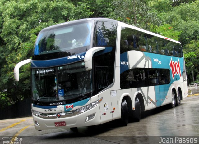 Auto Viação 1001 RJ 108.712 na cidade de São Paulo, São Paulo, Brasil, por Jean Passos. Número da foto: #3829453.