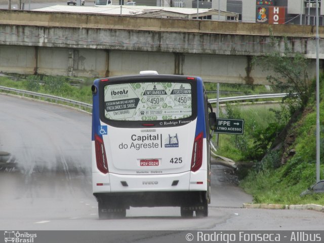 Capital do Agreste Transporte Urbano 425 na cidade de Caruaru, Pernambuco, Brasil, por Rodrigo Fonseca. ID da foto: 3829176.