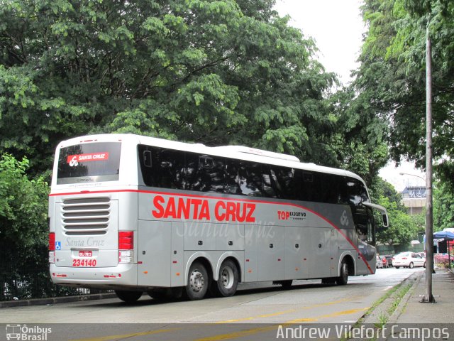 Viação Santa Cruz 234140 na cidade de São Paulo, São Paulo, Brasil, por Andrew Campos. Número da foto: #3829735.