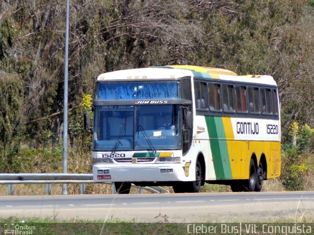 Empresa Gontijo de Transportes 15220 na cidade de Vitória da Conquista, Bahia, Brasil, por Cleber Bus. ID da foto: 3829224.