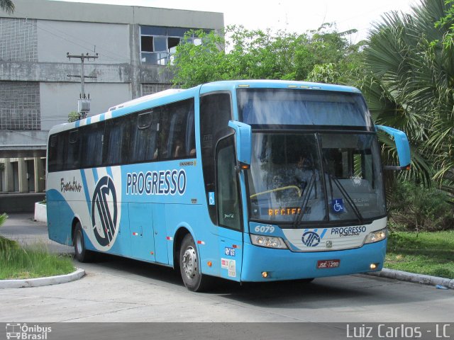 Auto Viação Progresso 6079 na cidade de Recife, Pernambuco, Brasil, por Luiz Carlos de Santana. ID da foto: 3829806.