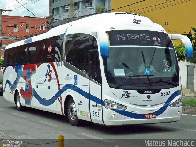AS Service 5303 na cidade de Aparecida, São Paulo, Brasil, por Mateus Machado. Número da foto: #3830526.
