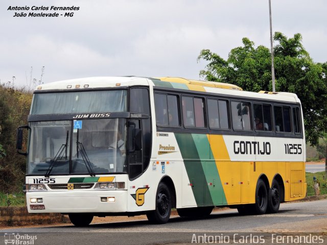 Empresa Gontijo de Transportes 11255 na cidade de João Monlevade, Minas Gerais, Brasil, por Antonio Carlos Fernandes. ID da foto: 3829645.