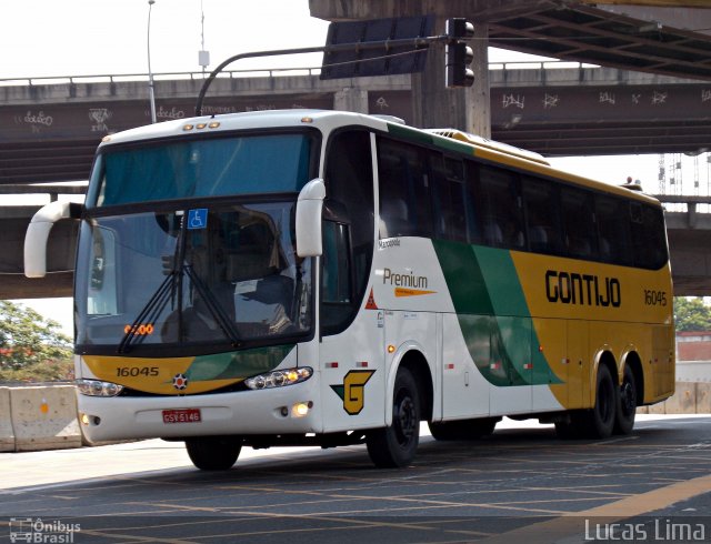 Empresa Gontijo de Transportes 16045 na cidade de Rio de Janeiro, Rio de Janeiro, Brasil, por Lucas Lima. Número da foto: #3105685.