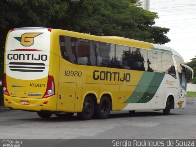 Empresa Gontijo de Transportes 18980 na cidade de São José dos Campos, São Paulo, Brasil, por Sergio Rodrigues de Souza. Número da foto: #3105324.