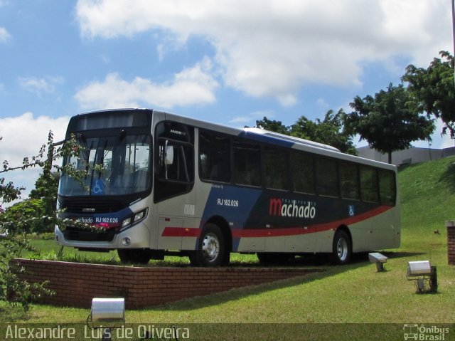 Transportes Machado RJ 162.026 na cidade de Botucatu, São Paulo, Brasil, por Alexandre  Luis de Oliveira. Número da foto: #3104724.
