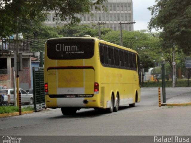 Viação Itapemirim 8103 na cidade de São Paulo, São Paulo, Brasil, por Rafael Rosa. ID da foto: 3104271.