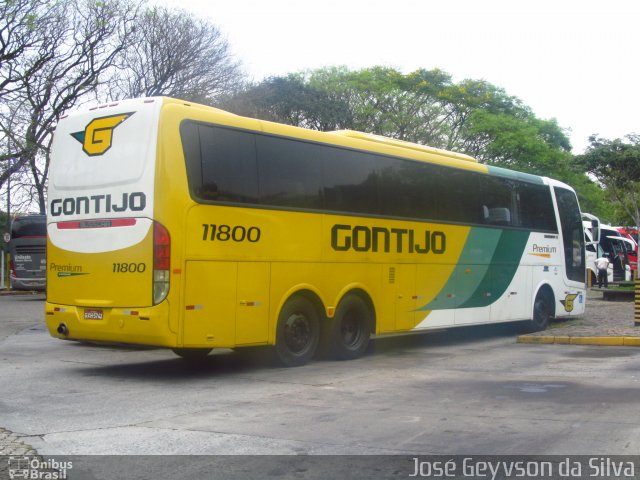 Empresa Gontijo de Transportes 11800 na cidade de São Paulo, São Paulo, Brasil, por José Geyvson da Silva. ID da foto: 3104975.