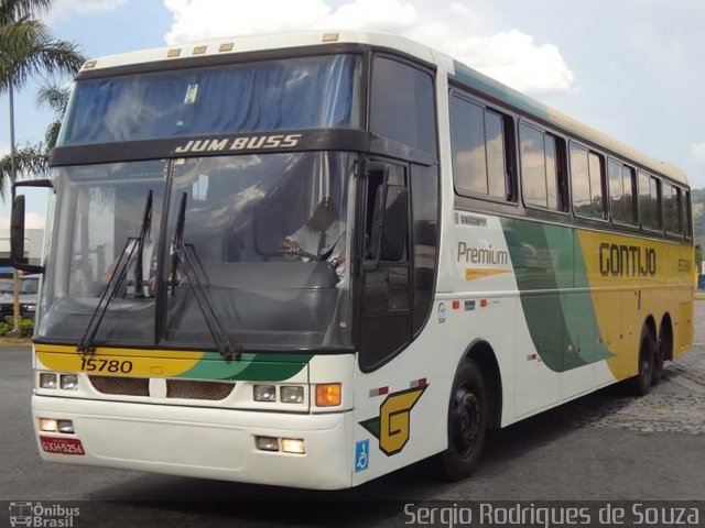 Empresa Gontijo de Transportes 15780 na cidade de Roseira, São Paulo, Brasil, por Sergio Rodrigues de Souza. ID da foto: 3105298.