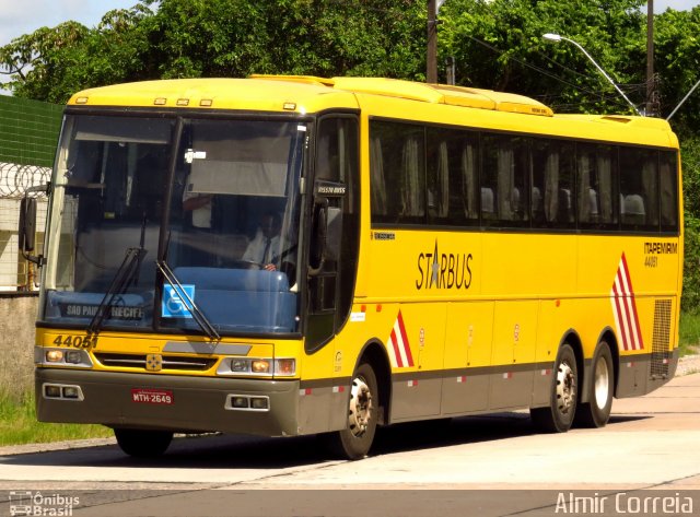 Viação Itapemirim 44051 na cidade de Recife, Pernambuco, Brasil, por Almir Correia. ID da foto: 3104782.