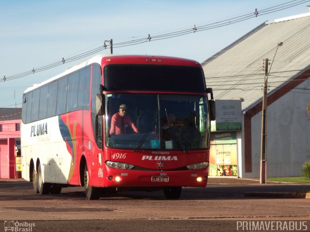 Pluma Conforto e Turismo 4916 na cidade de Cascavel, Paraná, Brasil, por Alexandre Rodrigo. Número da foto: #3104751.