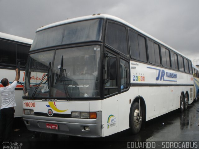 JR Turismo 10090 na cidade de São Paulo, São Paulo, Brasil, por EDUARDO - SOROCABUS. Número da foto: #3104283.