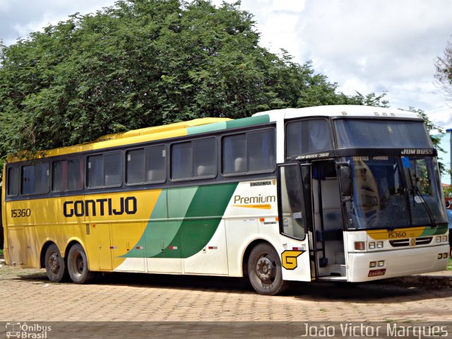 Empresa Gontijo de Transportes 15360 na cidade de São Francisco, Minas Gerais, Brasil, por João Victor Marques. ID da foto: 3128470.