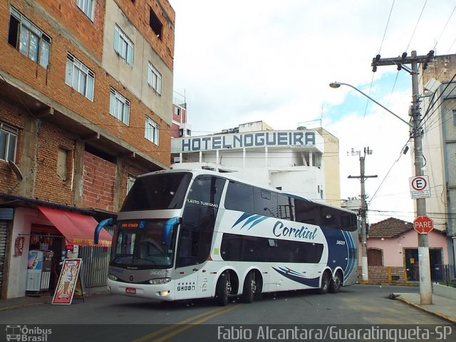 Viação Cordial Transportes e Turismo 3603 na cidade de Aparecida, São Paulo, Brasil, por Fabio Alcantara. ID da foto: 3129563.