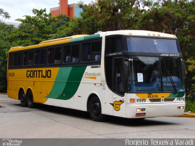 Empresa Gontijo de Transportes 15335 na cidade de São Paulo, São Paulo, Brasil, por Rogério Teixeira Varadi. ID da foto: 3128309.