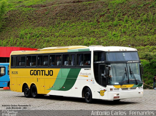 Empresa Gontijo de Transportes 15335 na cidade de João Monlevade, Minas Gerais, Brasil, por Antonio Carlos Fernandes. ID da foto: 3128252.