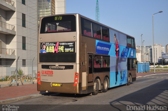 Kowloon Motor Bus ATE193 na cidade de Hong Kong, China, por Donald Hudson. ID da foto: 3128140.