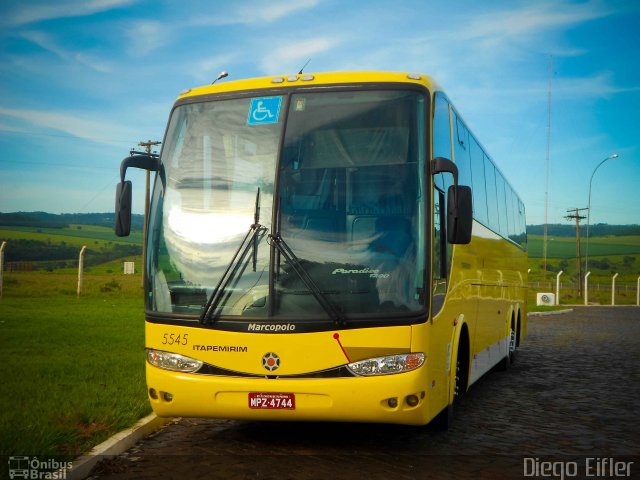 Viação Itapemirim 5545 na cidade de Rio de Janeiro, Rio de Janeiro, Brasil, por Diego Eifler. Número da foto: #3129118.