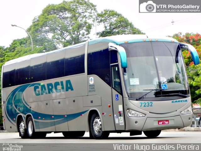 Viação Garcia 7232 na cidade de Maringá, Paraná, Brasil, por Victor Hugo Guedes Pereira. Número da foto: #3131498.