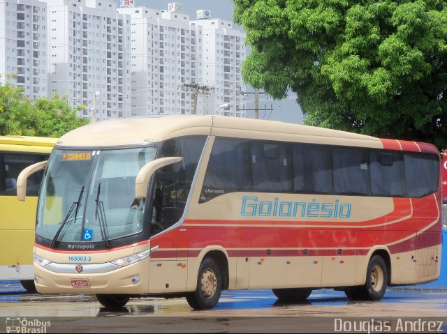 Auto Viação Goianésia 165003-3 na cidade de Goiânia, Goiás, Brasil, por Douglas Andrez. Número da foto: #3131706.