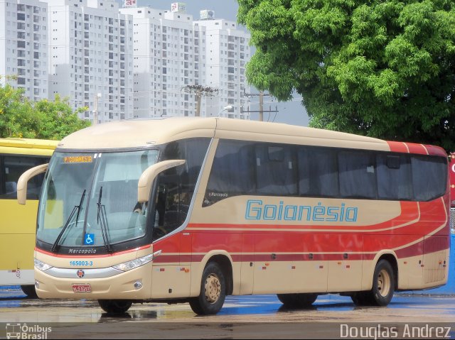 Auto Viação Goianésia 165003-3 na cidade de Goiânia, Goiás, Brasil, por Douglas Andrez. ID da foto: 3131706.