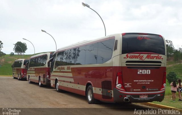 Santa Maria Fretamento e Turismo > Transportes Santa Maria(SP) 200 na cidade de São José dos Campos, São Paulo, Brasil, por Agnaldo Penides. Número da foto: #3134178.