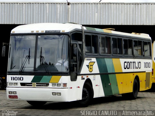 Empresa Gontijo de Transportes 11010 na cidade de Almenara, Minas Gerais, Brasil, por Sérgio Augusto Braga Canuto. ID da foto: 3134188.