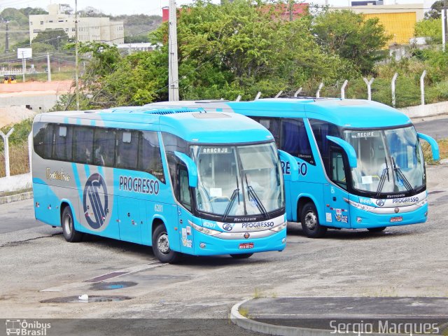 Auto Viação Progresso 6201 na cidade de Aracaju, Sergipe, Brasil, por Sergio Marques . ID da foto: 3134679.