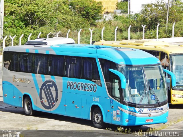 Auto Viação Progresso 6201 na cidade de Aracaju, Sergipe, Brasil, por Sergio Marques . ID da foto: 3133441.