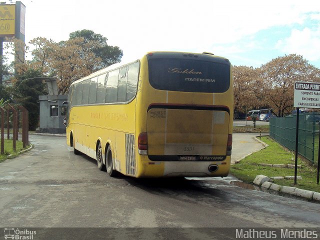 Viação Itapemirim 5531 na cidade de Vitória, Espírito Santo, Brasil, por Matheus Mendes. ID da foto: 3132975.