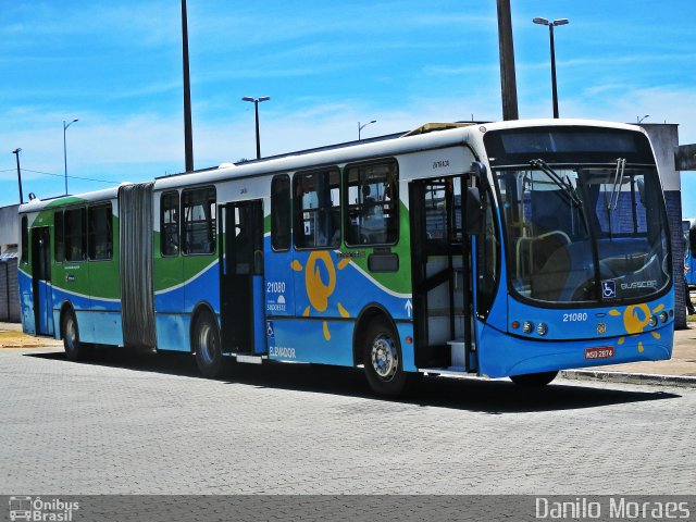 Santa Zita Transportes Coletivos 21080 na cidade de Serra, Espírito Santo, Brasil, por Danilo Moraes. ID da foto: 3133701.