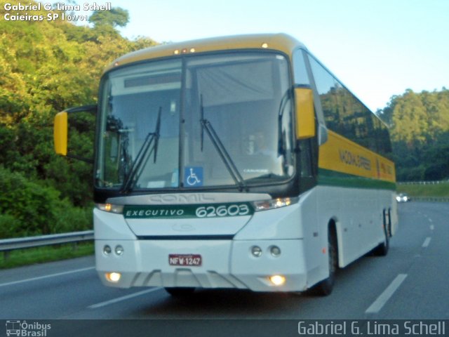 Nacional Expresso 62603 na cidade de Jundiaí, São Paulo, Brasil, por Gabriel Giacomin de Lima. ID da foto: 3134242.