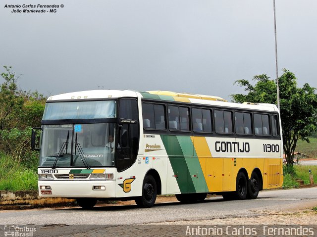 Empresa Gontijo de Transportes 11300 na cidade de João Monlevade, Minas Gerais, Brasil, por Antonio Carlos Fernandes. Número da foto: #3133307.