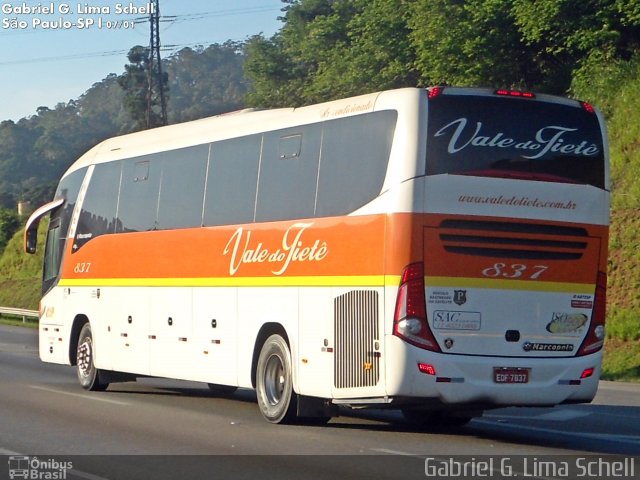Viação Vale do Tietê 837 na cidade de Jundiaí, São Paulo, Brasil, por Gabriel Giacomin de Lima. Número da foto: #3134246.