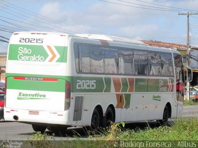 Cia. São Geraldo de Viação 20215 na cidade de Maceió, Alagoas, Brasil, por Rodrigo Fonseca. Número da foto: #3134252.