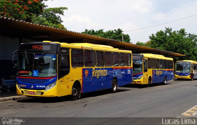 Auto Viação Reginas RJ 110.378 na cidade de Magé, Rio de Janeiro, Brasil, por Lucas Lima. ID da foto: 3135228.