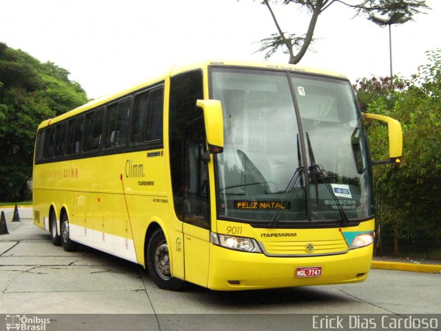 Viação Itapemirim 9011 na cidade de São Paulo, São Paulo, Brasil, por Erick Dias. ID da foto: 3135542.