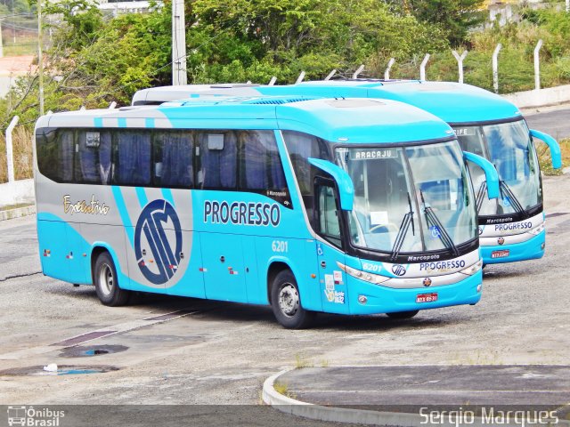 Auto Viação Progresso 6201 na cidade de Aracaju, Sergipe, Brasil, por Sergio Marques . ID da foto: 3135578.