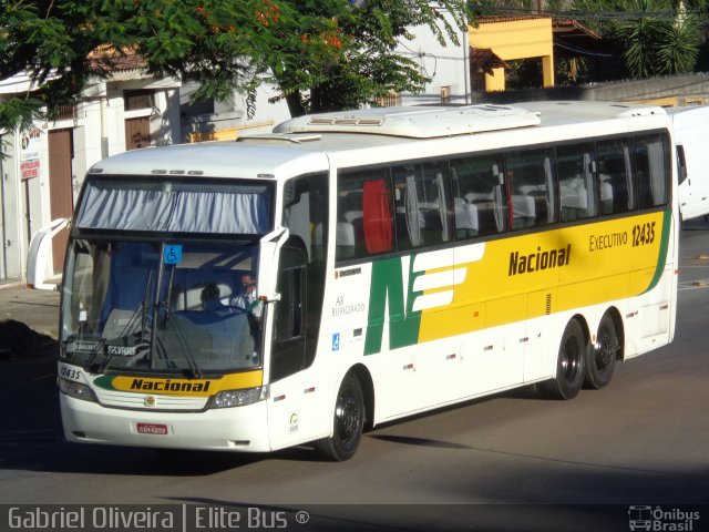 Viação Nacional 12435 na cidade de Belo Horizonte, Minas Gerais, Brasil, por Gabriel Oliveira. ID da foto: 3136924.