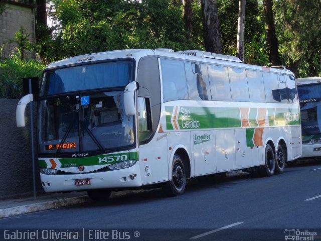 Cia. São Geraldo de Viação 14570 na cidade de Belo Horizonte, Minas Gerais, Brasil, por Gabriel Oliveira. Número da foto: #3136817.